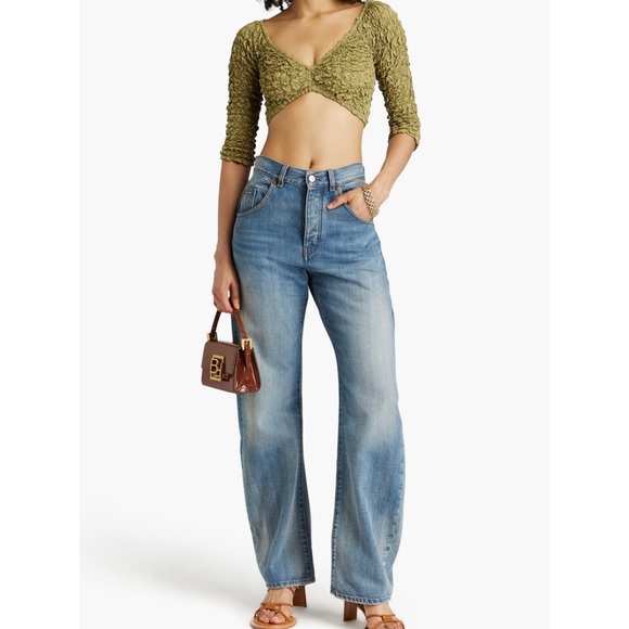 🏷️🔖 NWT Mara Hoffman Tavi Skirt + Aja Top Set in Green - Picture 5 of 15